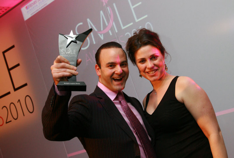 Zaki Kanaan wins “Multiple Implant Smile” award 2010 Dentist in